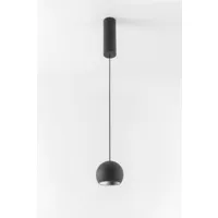 modular lighting -   suspension marbul noir structuré design métal